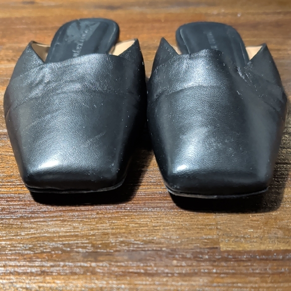 Jenni Kayne Black Leather Mules - Picture 3 of 5
